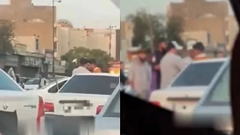 بالفيديو.. شباب إيرانيون ينقذون "شاب" من براثن مرتزقة خامنئي