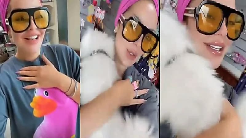 بالفيديو.."زين كرزون" تداعب كلبتها :" بنتي اشتقت لها "